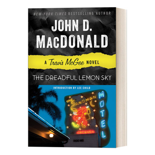 英文原版 Travis McGee 16 The Dreadful Lemon Sky 麦基探案系列16 淡黄色的天空令人恐惧 美国国家图书奖获得者 英文版 进口书籍