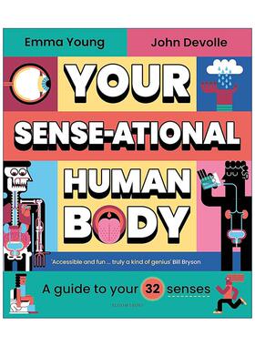 英文原版 Your SENSE-ational Human Body 人体感官指南 探索32种感觉系统 精装 英文版 进口英语原版书籍