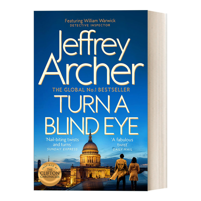 Turn a Blind Eye 视而不见 William Warwick Novels#3进口原版英文书籍