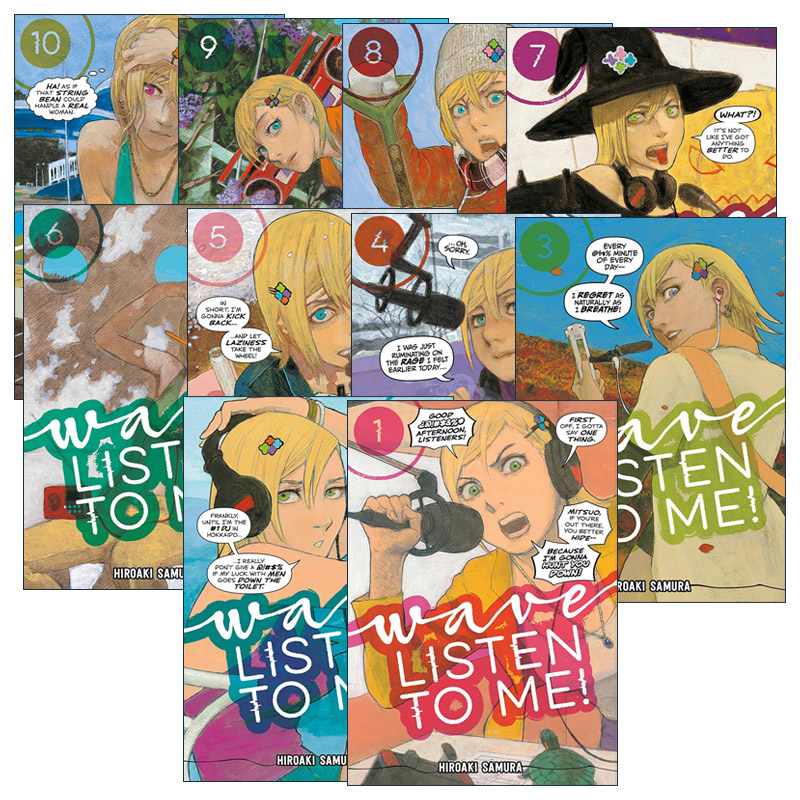 英文原版 Wave Listen to Me! 听我的电波吧系列10册 同名日剧动漫漫画 沙村广明 讲谈社 英文版 进口英语原版书籍