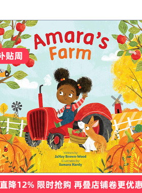 英文原版 Amara's Farm Where In the Garden 阿玛拉的农场 花园在哪里系列 儿童科普百科绘本 Samara Hardy 进口英语原版书籍