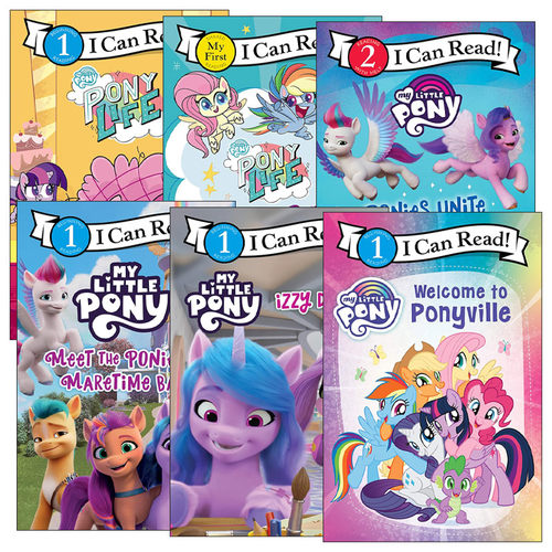 My Little Pony 小马宝莉系列6册 I Can Read 分级阅读进口原版英文书籍