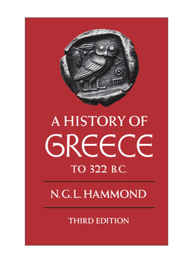 英文原版 A History of Greece to 322 BC 公元前322年以前的希腊历史 英文版 进口英语原版书籍