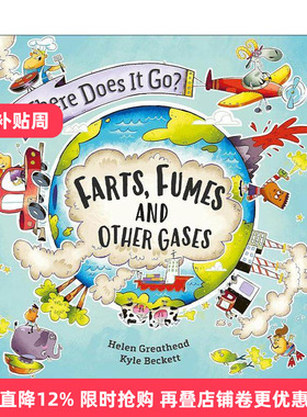 英文原版 Where Does It Go Farts Fumes and Other Gases 屁 烟雾和其他气体去哪里 儿童科学科普百科绘本 进口英语原版书籍