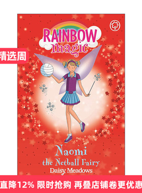 英文原版 Rainbow Magic Naomi The Netball Fairy 彩虹魔法仙子之运动仙女 投球仙女 儿童奇幻章节桥梁书英文版进口英语原版书籍