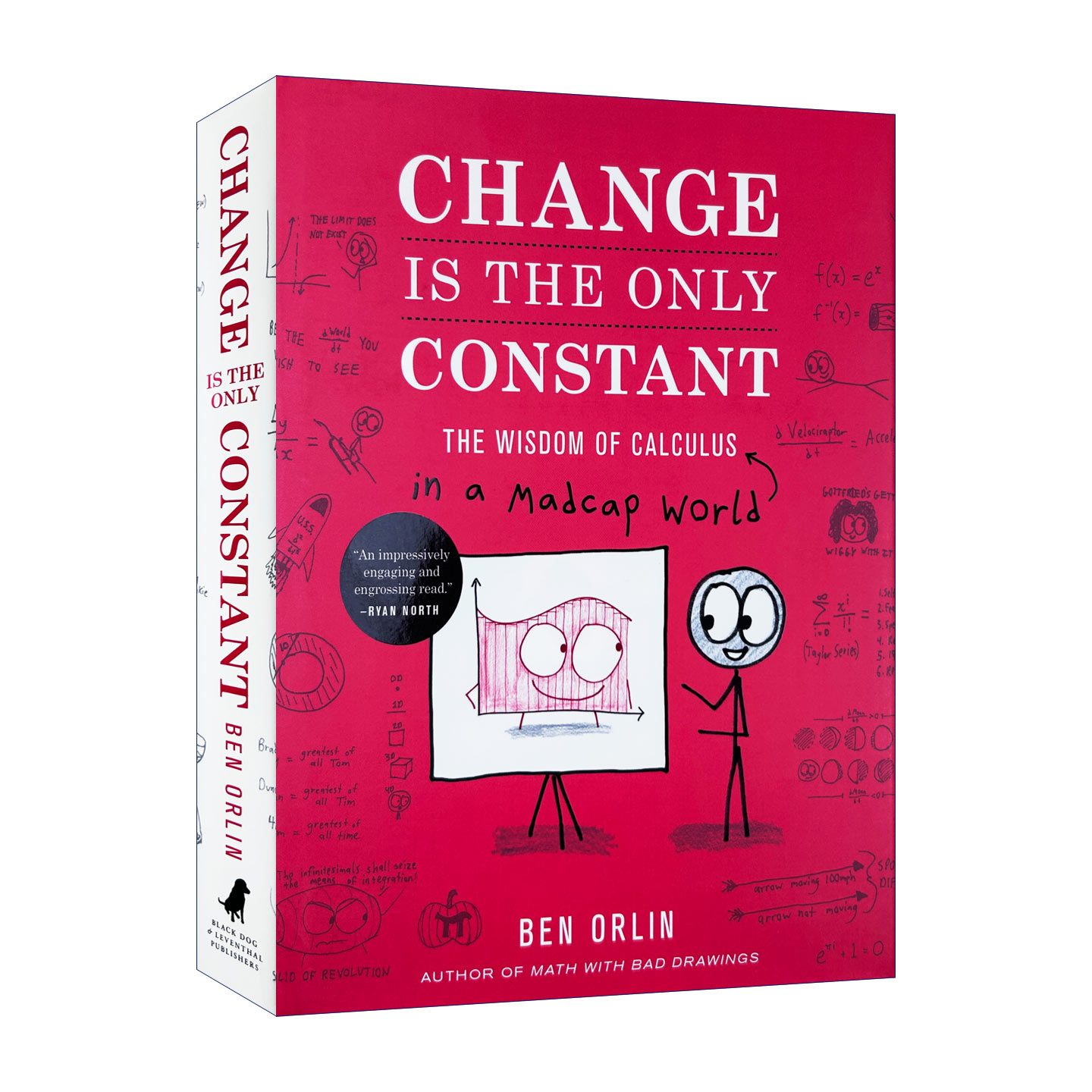 英文原版 Change Is the Only Constant 欢乐数学之疯狂微积分 一本充满“烂插画”的微积分原理启蒙书 英文版 进口英语原版书籍