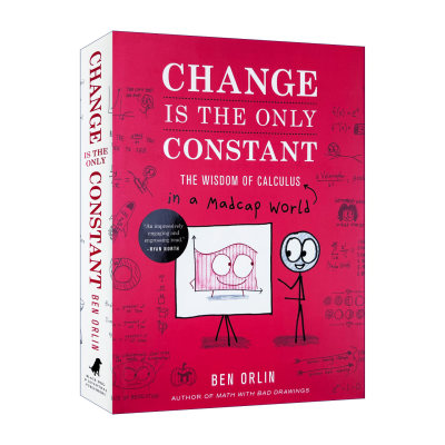 英文原版 Change Is the Only Constant 欢乐数学之疯狂微积分 一本充满“烂插画”的微积分原理启蒙书 英文版 进口英语原版书籍