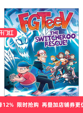 英文原版 FGTeeV The Switcheroo Rescue 骤变救援 儿童全彩漫画 英文版 进口英语原版书籍