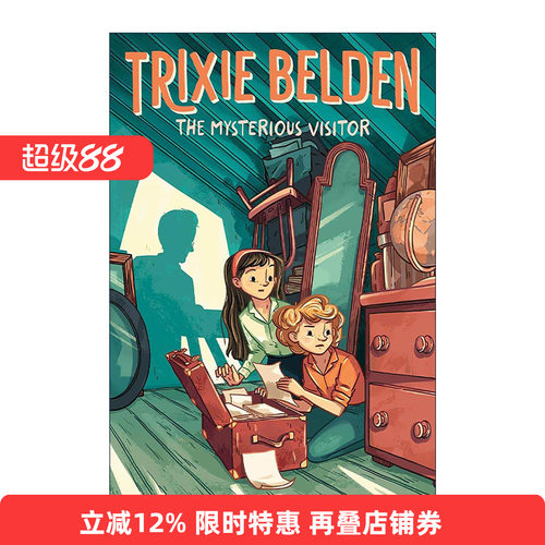 英文原版 The Mysterious Visitor Trixie Belden Girl Detective 04 少女侦探崔西·贝尔登系列4 神秘访客 儿童推理小说 英文版