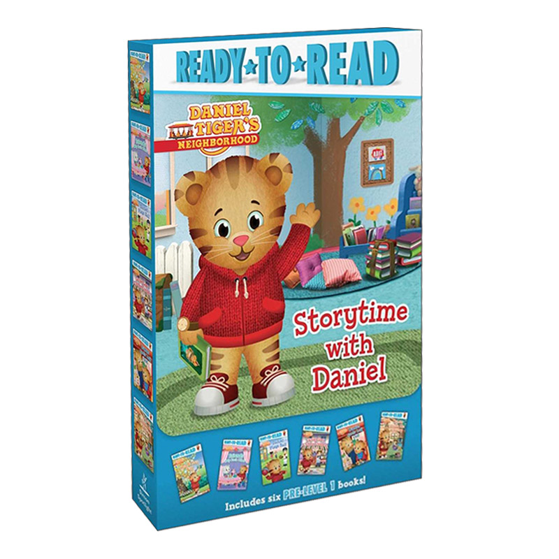 英文原版绘本 Storytime with Daniel Thank You Day 小老虎丹尼尔的邻居6册盒装 Ready to Read Level1系列 英文版 进口英语书籍