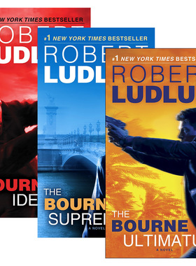 Jason Bourne 谍影重重3册进口原版英文书籍