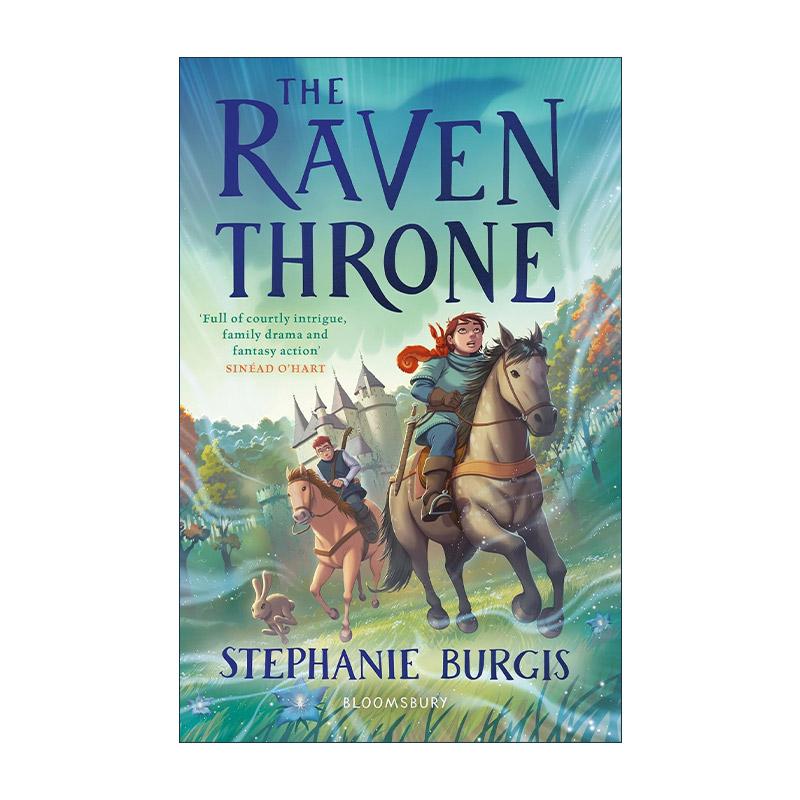 英文原版 The Raven Throne 乌鸦继承人2 Stephanie Burgis青少年奇幻小说 英文版 进口英语原版书籍
