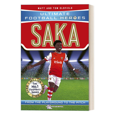 Saka 超级足球明星人物传记 萨卡 Ultimate Football Heroes进口原版英文书籍