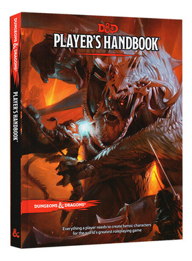 龙与地下城 英文原版 玩家手册 核心规则 Dungeons & Dragons Player's Handbook 豆瓣阅读 动漫漫画 进口英语书籍