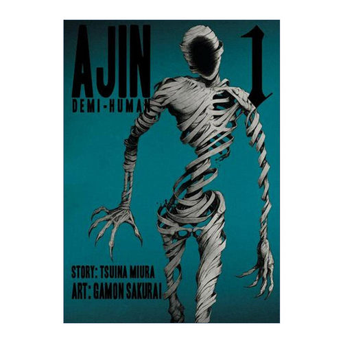 Ajin 01: Demi-Human 亚人 卷一 科幻漫画 樱井画门Gamon Sakurai进口原版英文书籍