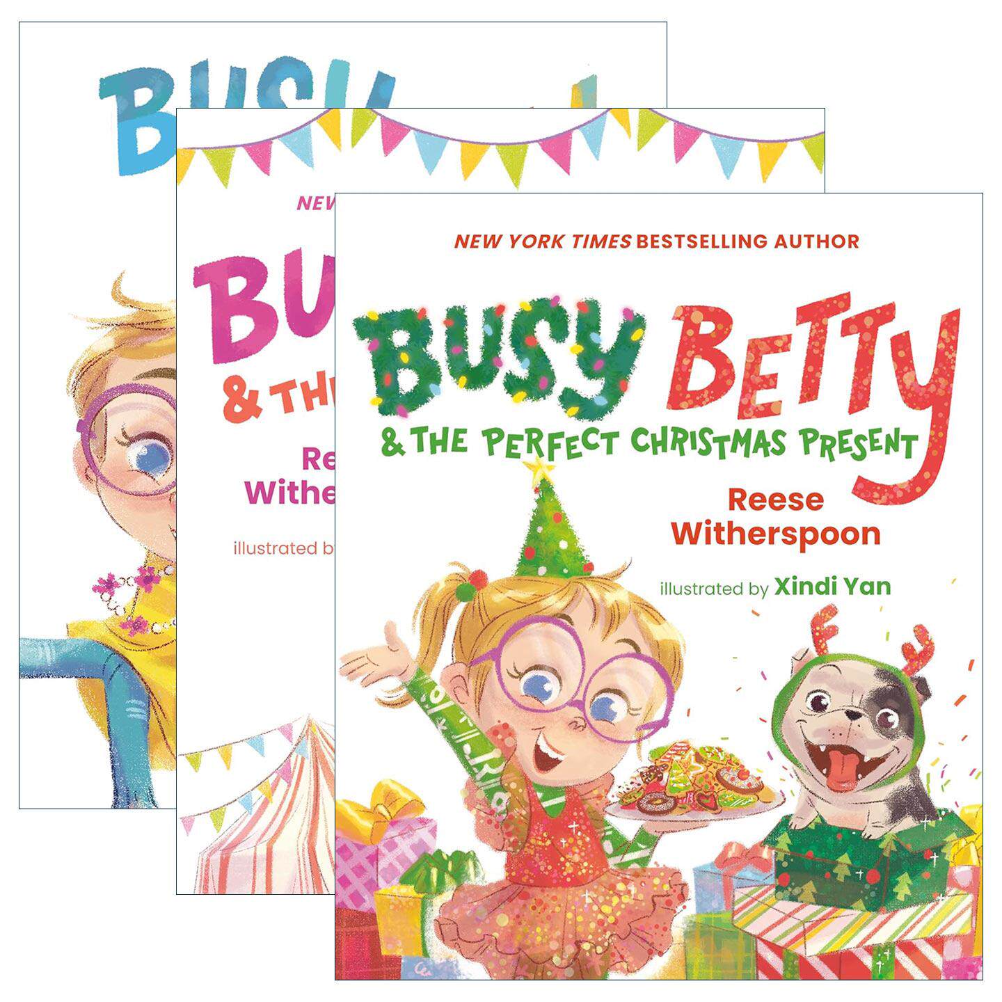 英文原版 Busy Betty 忙碌的贝蒂系列3册 儿童精装绘本 Xindi Yan插画 Reese Witherspoon 英文版 进口英语原版书籍