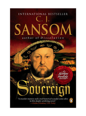 英文原版小说 Sovereign Matthew Shardlake Mysteries 03 都铎疑云 卷三 一国之君 C. J. Sansom 英文版 进口英语原版书籍