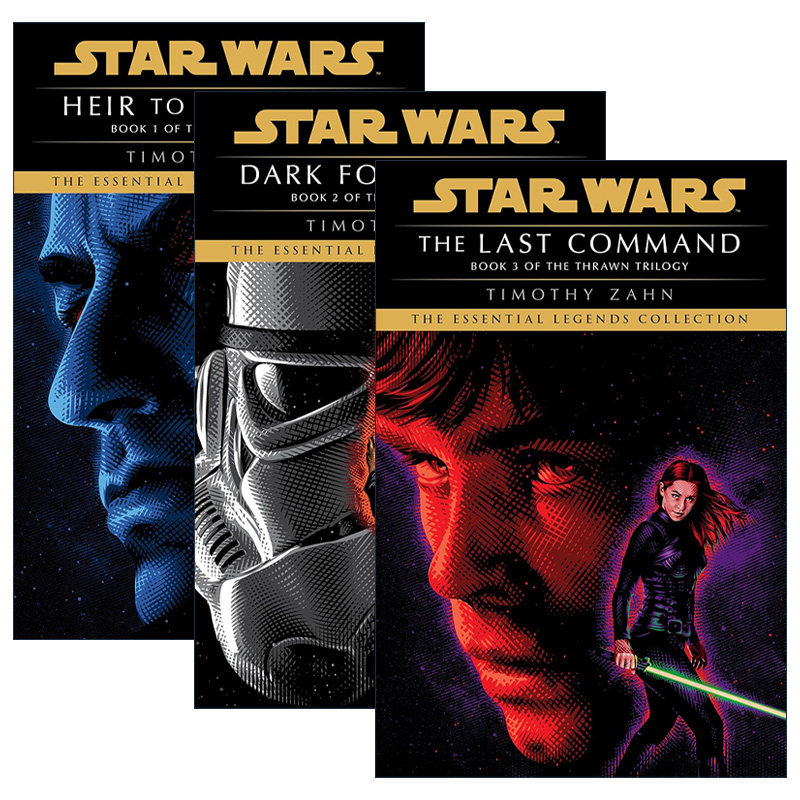 英文原版 Star Wars The Thrawn Trilogy - Legends 星球大战 索龙三部曲平装系列 套装3册 科幻小说 英文版 进口英语原版书籍