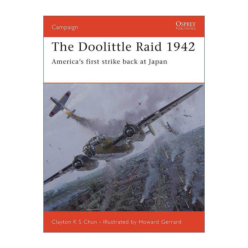 英文原版 The Doolittle Raid 1942 二战杜立特空袭 战争历史系列 英文版 进口英语原版书籍