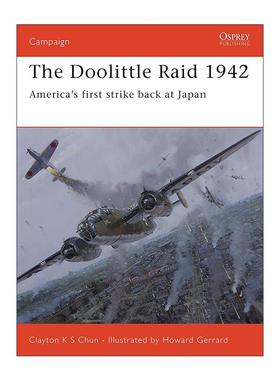 英文原版 The Doolittle Raid 1942 二战杜立特空袭 战争历史系列 英文版 进口英语原版书籍
