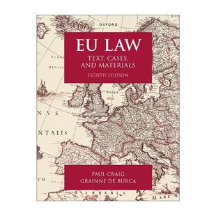 英文原版 EU Law 欧盟法 教程 案例与资料 第八版 Paul Craig G. De Búrca 英文版 进口英语原版书籍