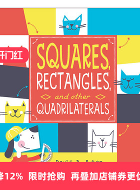 英文原版 Squares Rectangles and other Quadrilaterals 多样的图形 儿童几何科普认知绘本 Ed Miller 英文版 进口英语原版书籍