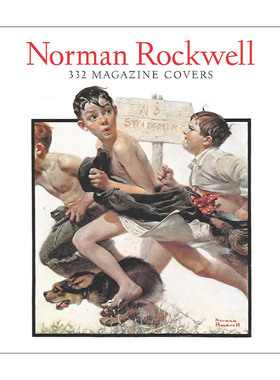 英文原版 Norman Rockwell 332 Magazine Covers Mini Folio 洛克威尔封面画集 332期杂志封面集 精装 英文版 进口英语原版书籍