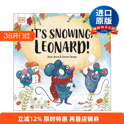 It's Snowing, Leonard!下雪了 莱昂纳德 儿童绘本进口原版英文书籍