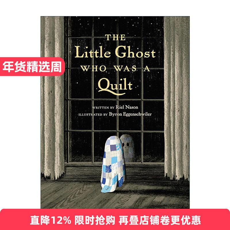 英文原版 The Little Ghost Who Was a Quilt 披着被子的小幽灵 儿童万圣节精装绘本 Riel Nason 英文版 进口英语原版书籍