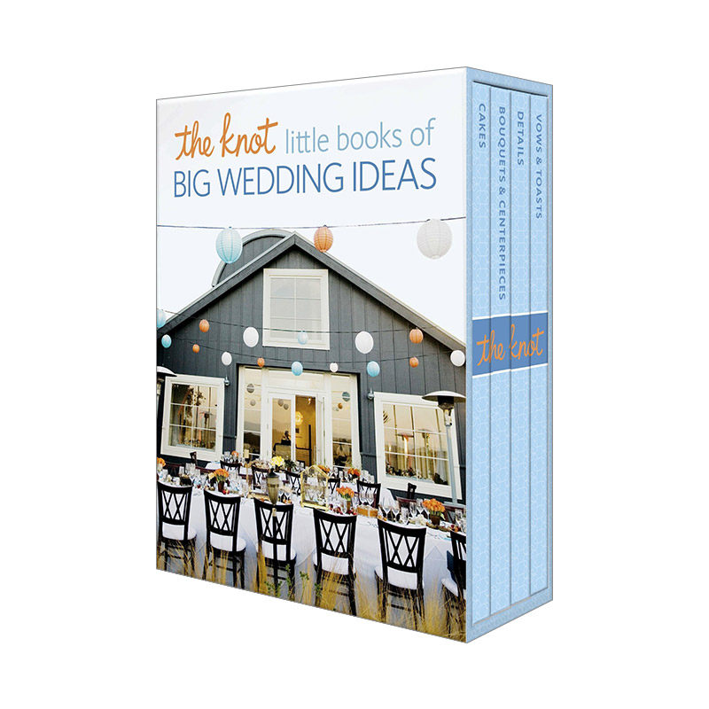 英文原版 The Knot Little Books of Big Wedding Ideas 婚礼创意设计工具书合集 套装 美国婚礼策划平台The Knot云水谣 英文版