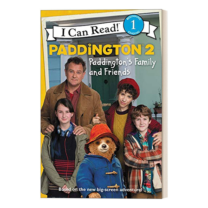 英文原版 i can read level 1-paddington 2 paddingtons family and