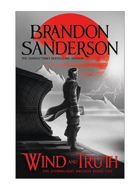 英文原版 Wind and Truth 飓光志5 风与真相 奇幻小说 雨果奖得主布兰登桑德森 Sanderson Brandon 英文版 进口英语原版书籍