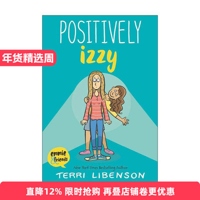 英文原版 Positively Izzy 积极的伊兹 埃米和朋友们系列 中学冒险故事 图像小说 英文版 进口英语原版书籍