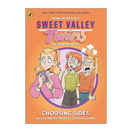 英文原版 Sweet Valley Twins Choosing Sides 甜蜜谷双胞胎 选择哪一边 少儿校园成长彩色漫画 英文版 进口英语原版书籍