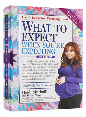 海蒂怀孕大百科 What to Expect When You're Expectin 英文原版 第5版 孕期指导指南 生活健康 Heidi Murkoff 英文版进口英语书籍