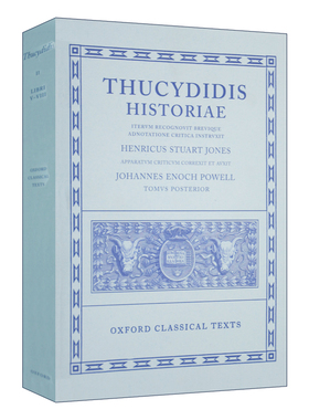 英文原版 Thucydides Historiae Vol. II Books V-VIII 修昔底德历史 第二卷 第5-8册 精装 英文版 进口英语原版书籍