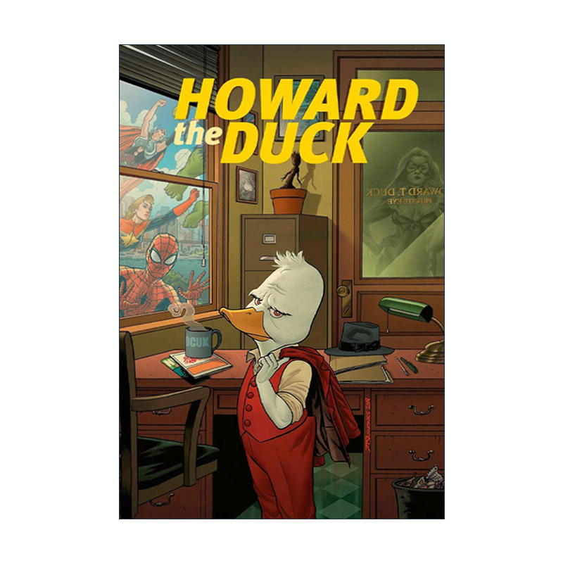 英文原版 Howard The Duck By Zdarsky& Quinones Omnibus霍华德怪鸭精选集漫威漫画精装收藏版英文版进口英语原版书籍