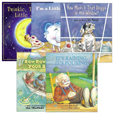 英文原版 Iza Trapani's Extended Nursery Rhymes 儿童童谣儿歌绘本5册 英文版 进口英语原版书籍