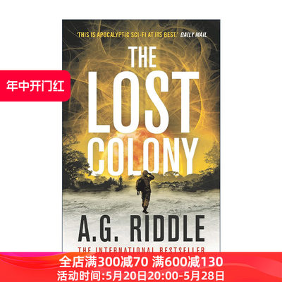 英文原版 The Lost Colony 漫长的寒冬三部曲3 失落之城 美国畅销科幻小说家A.G.利德尔 亚特兰蒂斯人类起源三部曲作者 英文版