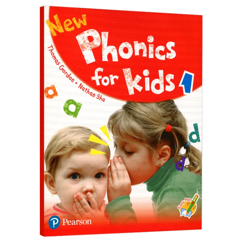 香港朗文幼儿英语自然拼读教材 英文原版 New Phonics for kids 1 原版学生用书 亲子幼儿小班教材 可搭配培生易学笔 点读笔