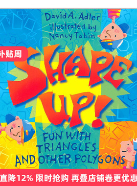 Shape Up! 形状 有趣的三角形和其他多边形 儿童启蒙认知绘本 Nancy Tobin进口原版英文书籍