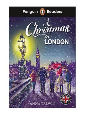 英文原版 Penguin Readers Level 1 A Christmas in London ELT Graded Reader企鹅英语分级阅读一级 伦敦圣诞节 进口英语原版书籍