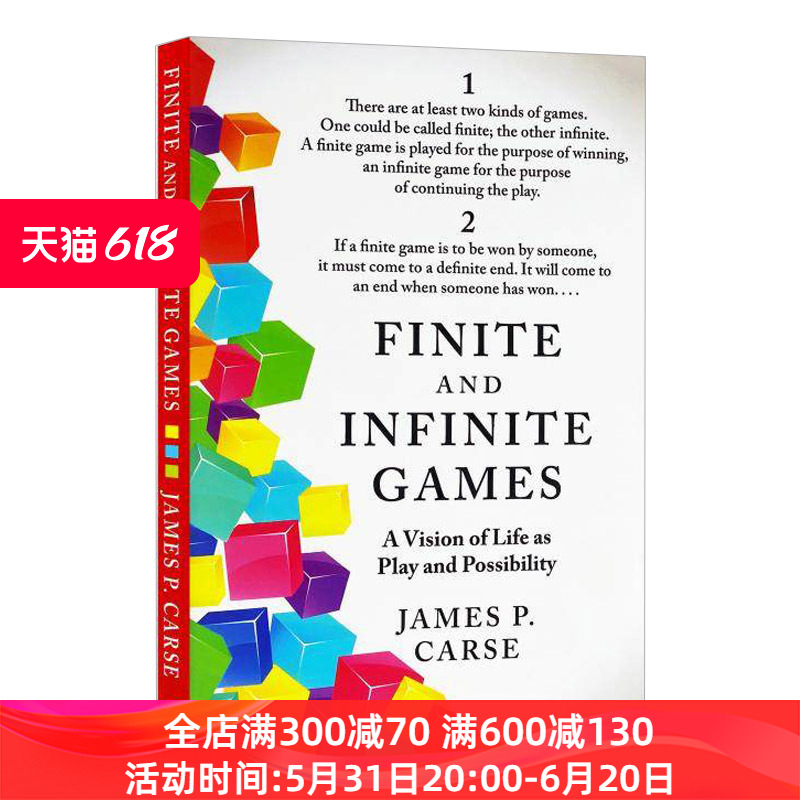 Finite and Infinite Games有限与无限的游戏进口原版英文书籍-封面