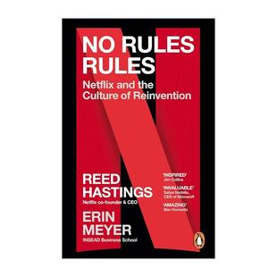 英文原版 No Rules Rules 不拘一格 网飞的自由与责任工作法 里德·哈斯廷斯 英文版 进口英语原版书籍