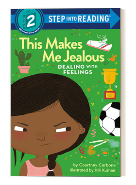英文原版 Step into Reading 2 This Makes Me Jealous Dealing with Feelings 学会处理情绪 这样会让我嫉妒 英文版 进口英语书籍