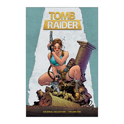英文原版 Tomb Raider Colossal Collection Volume 1 古墓丽影巨大典藏版 合集 黑马漫画 精装 Dan Jurgens 进口英语原版书籍