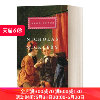 Nicholas Nickleby 尼古拉斯·尼克贝 狄更斯小说 人人图书馆精装收藏版进口原版英文书籍