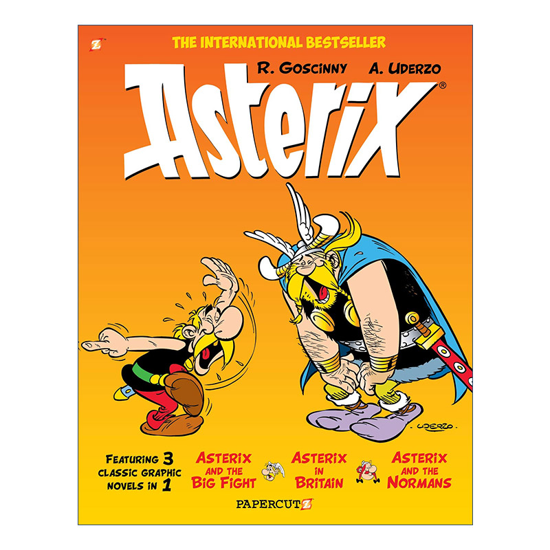 Asterix Omnibus #3 高卢英雄历险记 7-9 合订本 卷三进口原版英文书籍