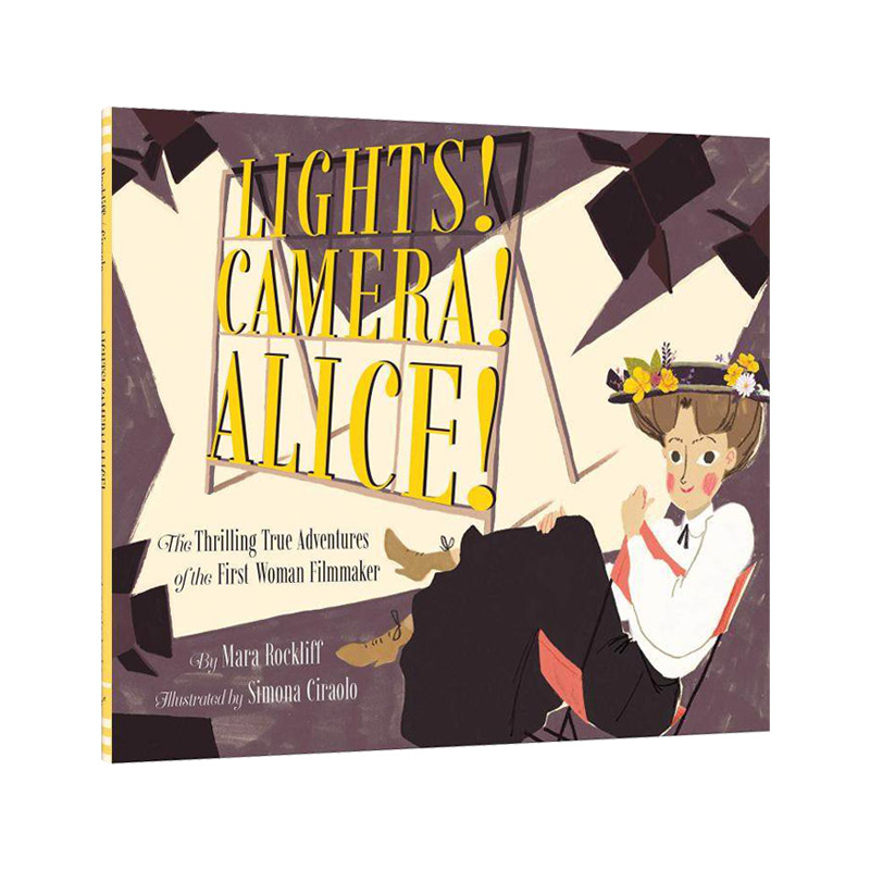 英文原版 Lights Camera Alice 爱丽丝·居伊的故事 Simona Ciraolo 插画绘本  精装 英文版 进口英语原版书籍