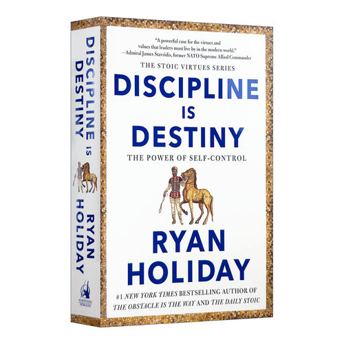 英文原版 Discipline Is Destiny 纪律就是命运 自我控制的力量 管理 古代哲学 自我提升 Ryan Holiday 精装 进口英语原版书籍